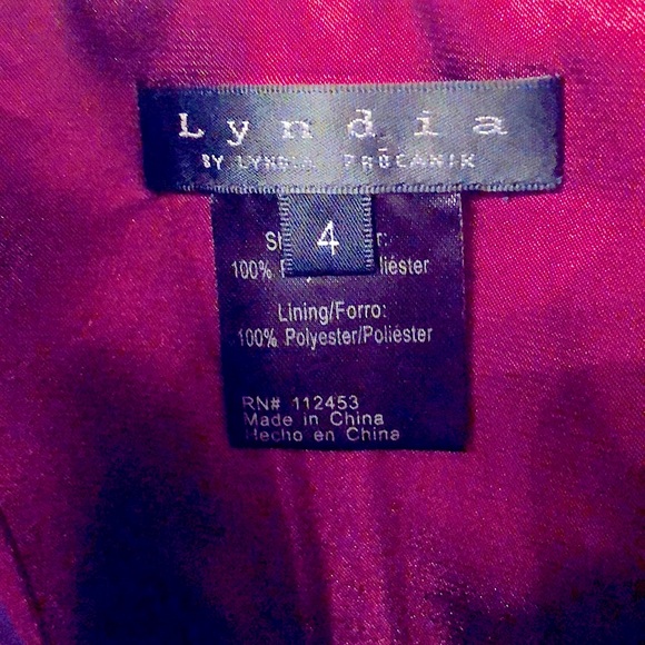 Lyndia Red Iridescent Valentine Minidress | 4 - Picture 8 of 9